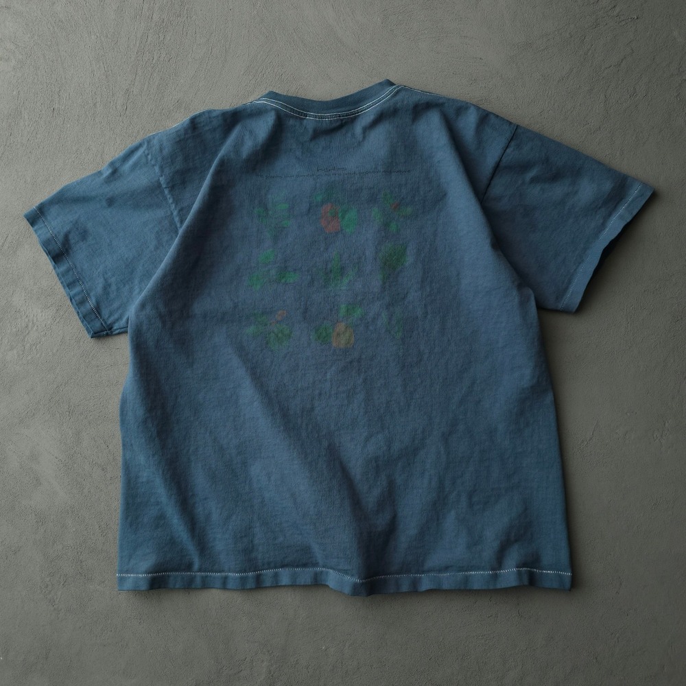 Vintage 90s T-shirt L Blue Herbs Graphic The Aussie T Company